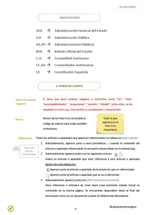 LEY 40 aclaraciones abreviaturas