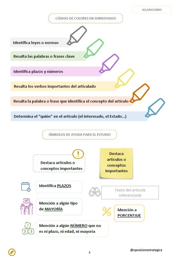 LEY 40 aclaraciones código colores