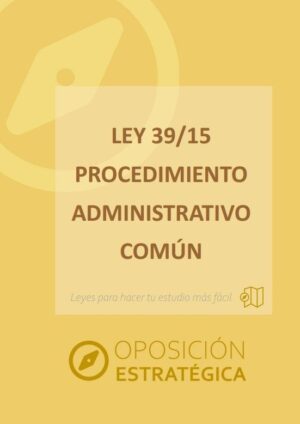 Portada de la Ley 39/2015 de Oposición Estratégica