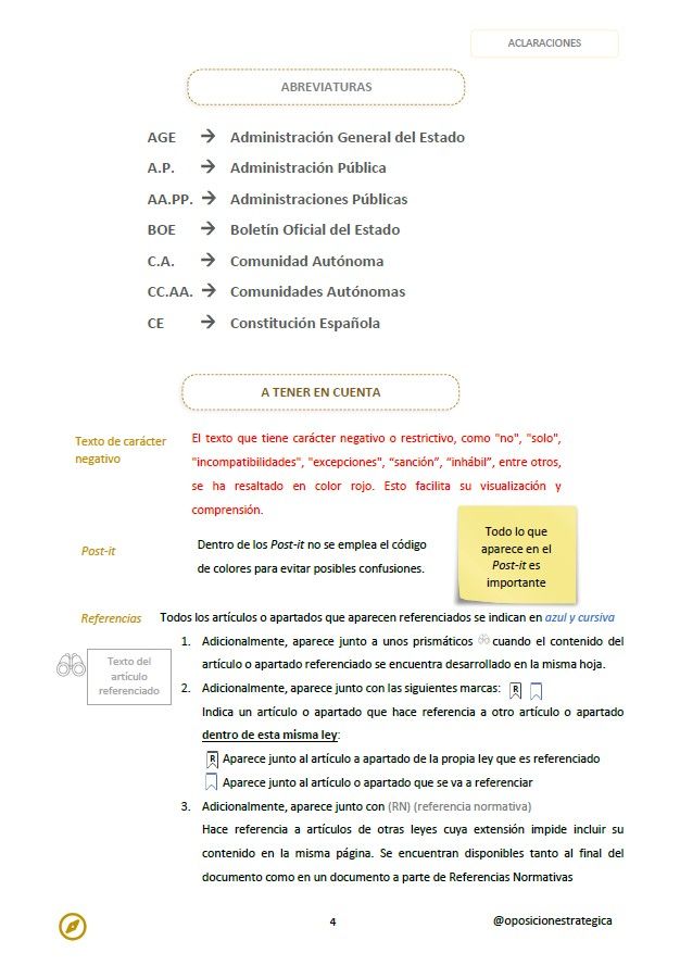 LEY 39 aclaraciones abreviaturas