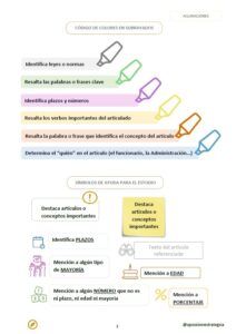 ebep aclaraciones código colores