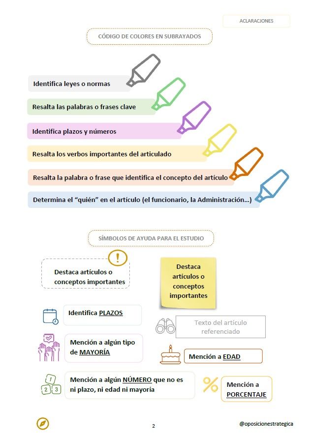 ebep aclaraciones código colores