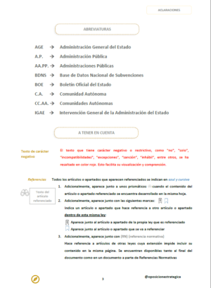 Ley General de Subvenciones con subrayados y anotaciones para oposiciones: imagen 3