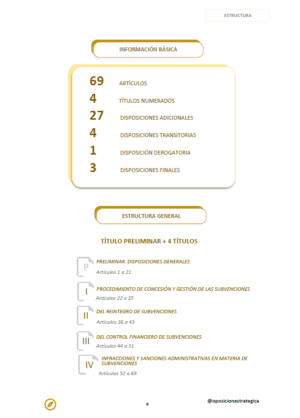 Ley General de Subvenciones con subrayados y anotaciones para oposiciones: imagen 4