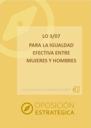 Portada Ley orgánica igualdad