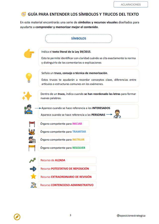 Trucos, esquemas y reglas mnemotécnicas de la Ley 39/2015: imagen 4