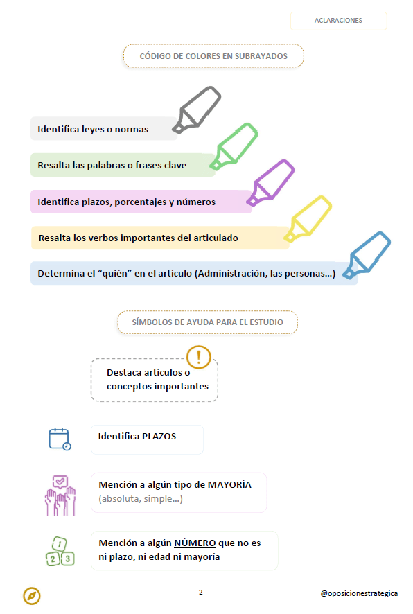 Ley sobre reutilización de la información del sector público con subrayados y anotaciones para oposiciones: imagen 3